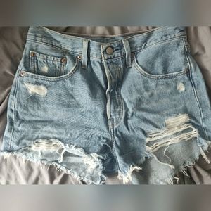 Levi's 501 Sansome Straggler Jean Shorts Size 27